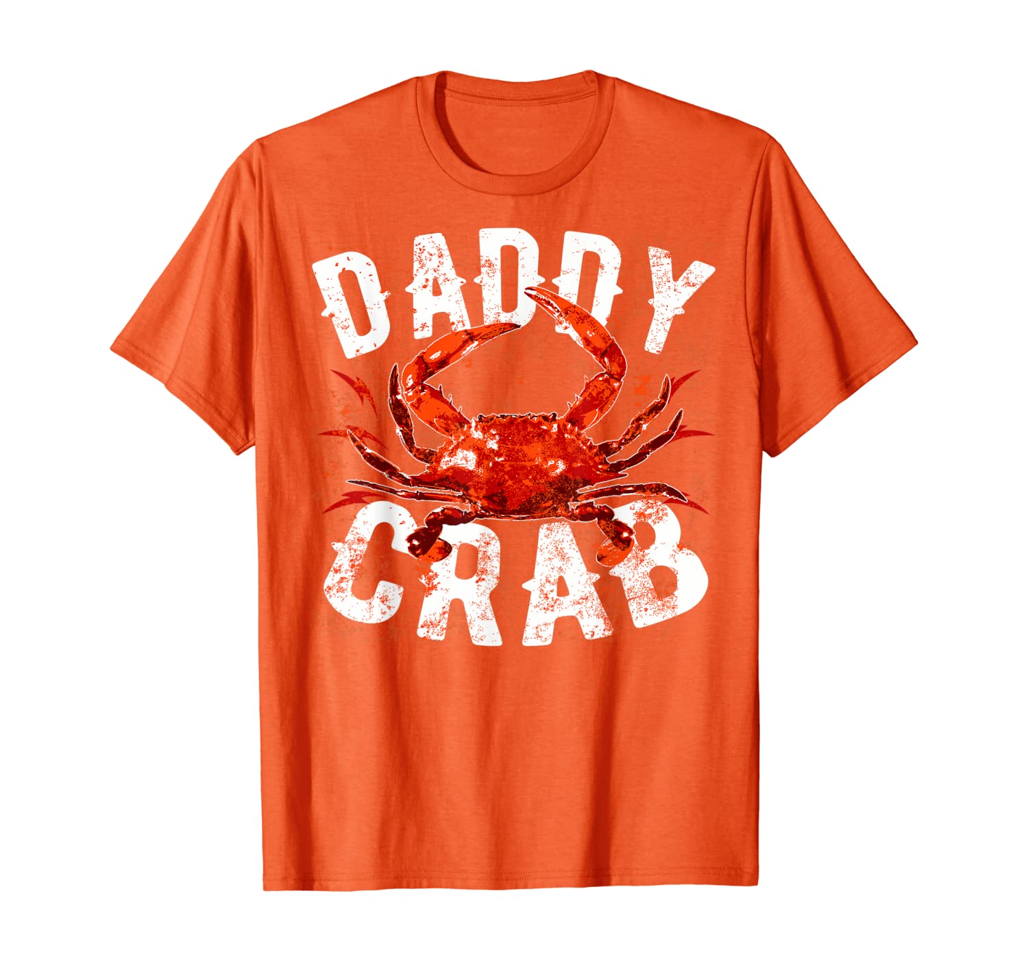 

father's day funny gift - daddy crab t-shirt, White;black