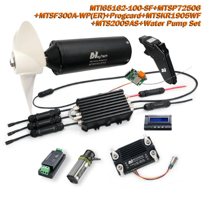 

Smart Home Control Maytech Electric Foil Board Motor ESC Kit 65162 Engine Watercooled 300A With Water Pump Combs
