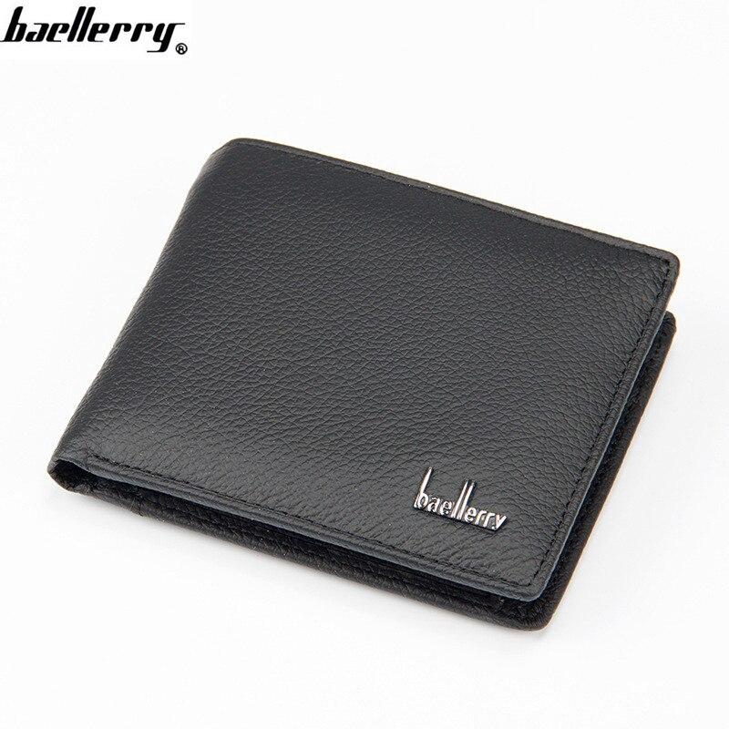 

Wallets Seagloca Men Wallet Brand Design PU Leather Passport Credit ID Card Slots Coin Pouch Purse, Black