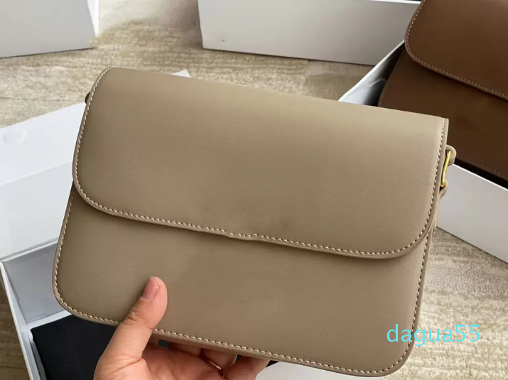 

high quality womens leather teen triomphe shoulder bag in natural calfskin tan women tote flap crossbody bags, I need see other product