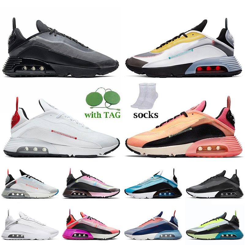 

Newest AirMax 2090 Women Mens Running Shoes Pure Platinum Black White Air Max 2090s Sneakers Yellow Bleached Aqua Sunset Pink Laser Blue USA