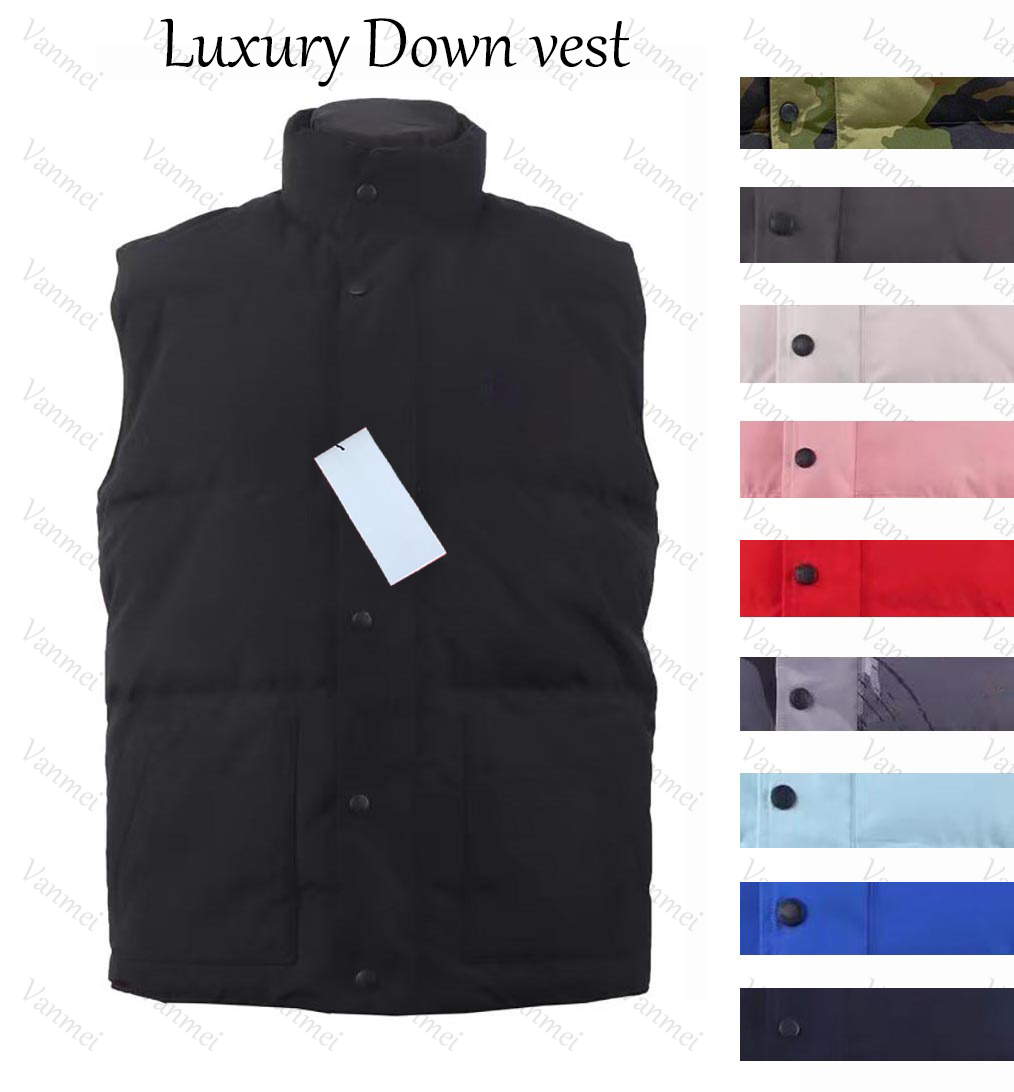 

Luxury Down vest Jacket's Canadian Style Mens Designer Jacket coat Men And Women High Quality Winter Men's Warm Vest's, Blue