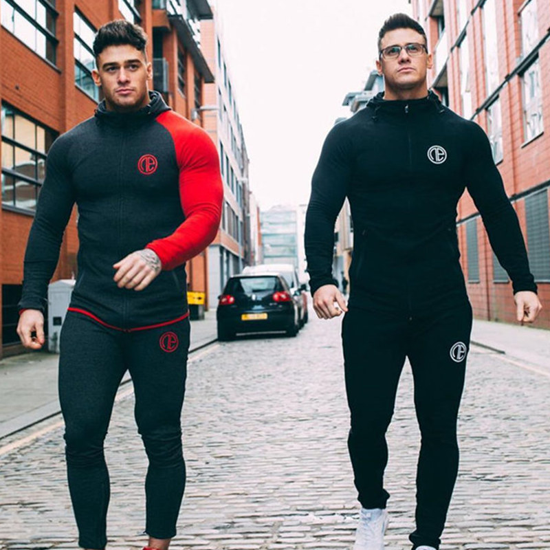 

2021 Autumn New Mens Ny Hoodies Sweatshirts Male Gyms Fitness Bodybuilding Joggers Sportswear Casual Fashion Cotton Zipper Jacket 0in2, Pants 1