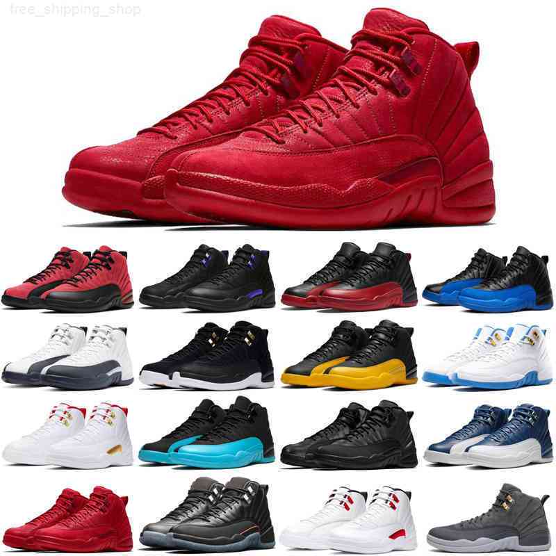 

Promotion 12 12s mens basketball shoes Utility Twist Playoffs Royalty Reverse Flu Game White men trainers sports sneakers size 7-13, #7 bulls