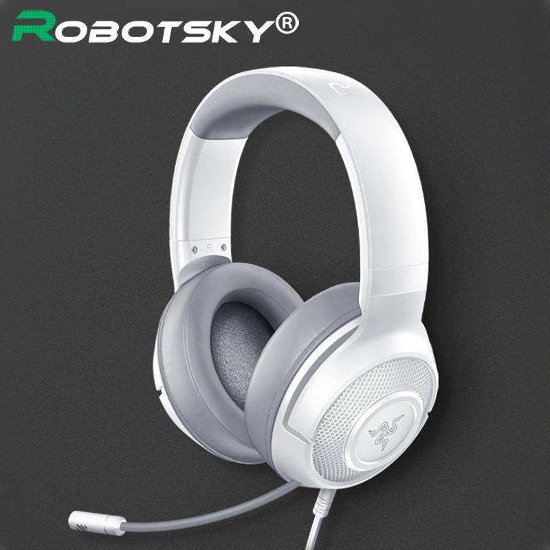

Headphones & Earphones Razer Kraken X PS4 Gaming Headphone 7.1 Stereo Surround Wired Headset For PC Mac Nintentdo Switch Xbox Ultraligh Earp