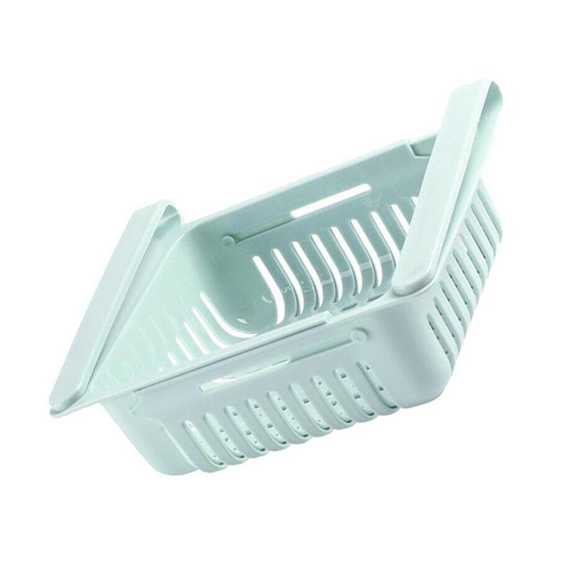 

Refrigerator Partition Layer Durable Storage Rack Fruit Vegetable Holder kitchen Home Storage Basket Box M56