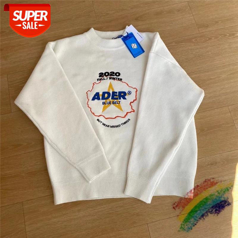 

Elasticity Embroidery Adererror Sweaters Men Women 1:1 High Quality Ader Error Hoodies Terry Cotton Oversize Sweatshirts #ZG7q, White;black