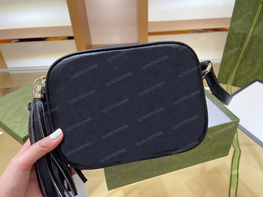 

Designers Womens Fashion Bag Famous Brand Evening Shoulder Bags Luxury Tassel Purse SOHO Ladies Litchi Profile Tassels Handbags Lady Messenger bag 308364, With dust bag