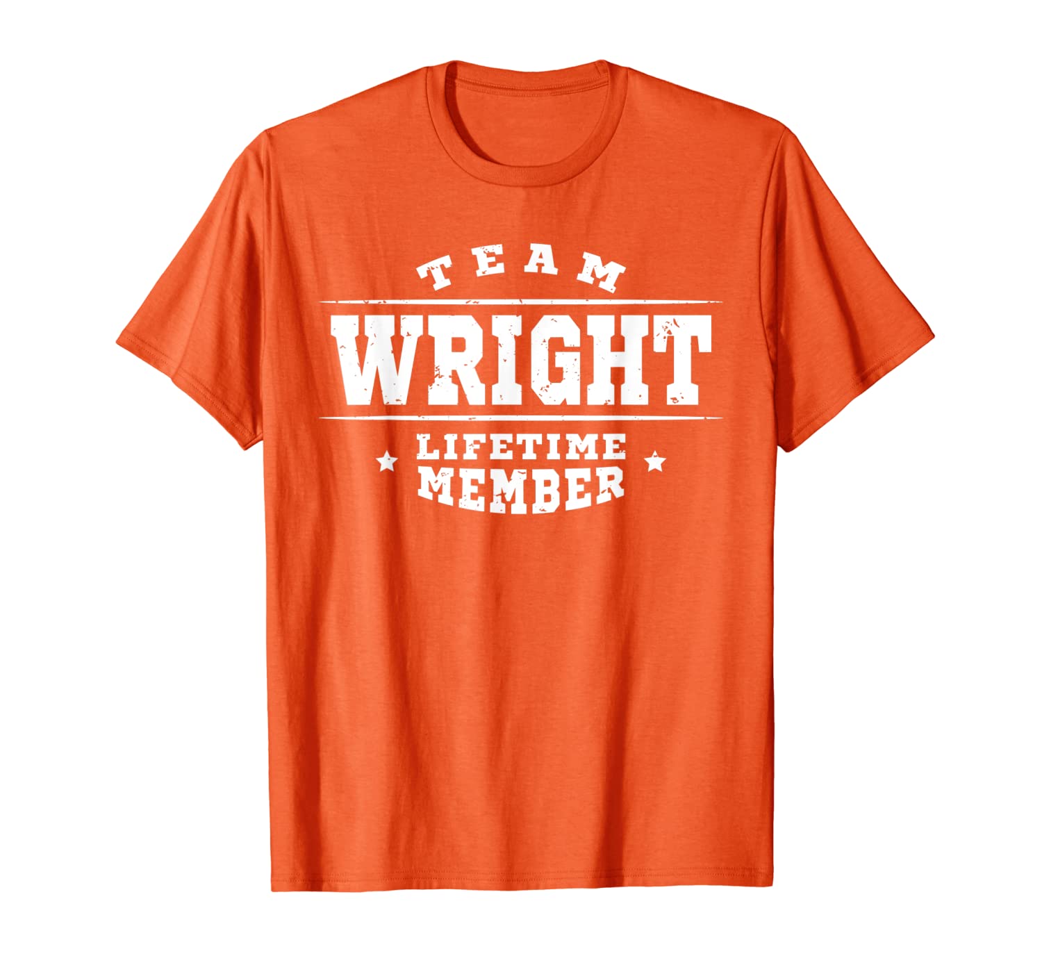 

team wright lifetime member gift shirt proud family surname t-shirt, White;black