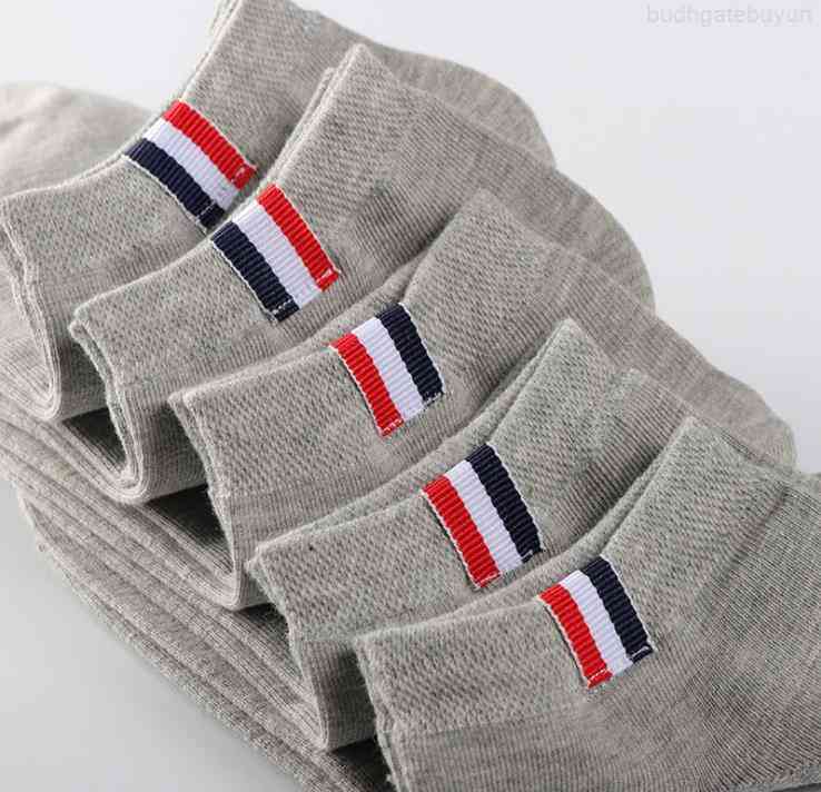 

5 Pairs Lot Men Boy Ladies Cotton Blend High Quality Ankle Bee Striped Sporting Casual Athletic Hip Hop Socks, 10