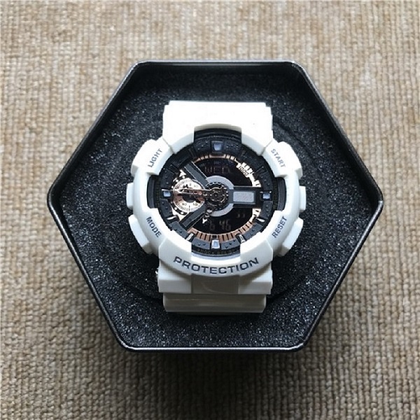 

Ordinary 110 Leisure Sports Watch LED Digital Fashion Tape Watch Waterproof and Shockproof World Time Unisex Watch