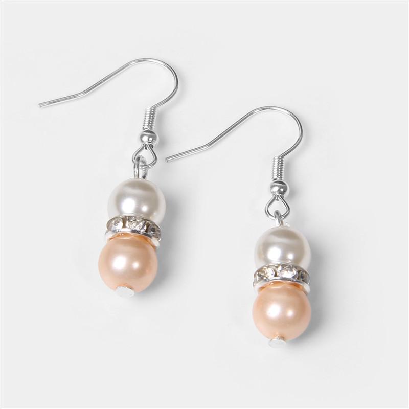 

Dangle & Chandelier Shell Drop Earrings Pink Natural Pearl Rhinestone Jewelry For Women Wedding Bridal Green Dangler Gray Eardrop Felmale Gi, Silver
