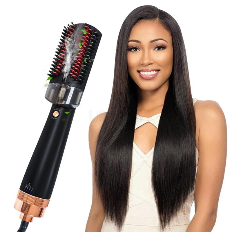 Electric Hair Brushes Steam Dryer Combs Infrared Straightening Irons Air Blower Straightener Brush Styler Paddle Smooth Frizz Ionic Water Bo-image-705409642