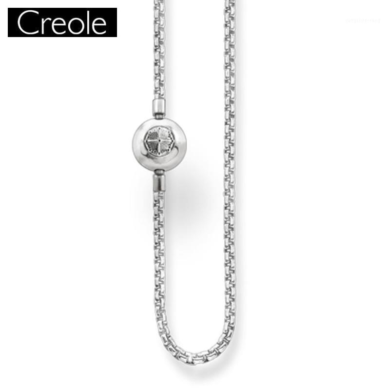 

Necklace Chain 925 Sterling Silver With Folding Clasp For Women & Men Gift Europe Style Fit Karma Diy Chains