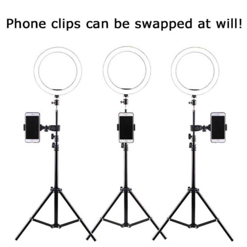 

Ring Light Fill Video Lamp Universal Portable W/Tripod Stand Three-Speed Pography Makeup Po Sudio LED Panel Lights