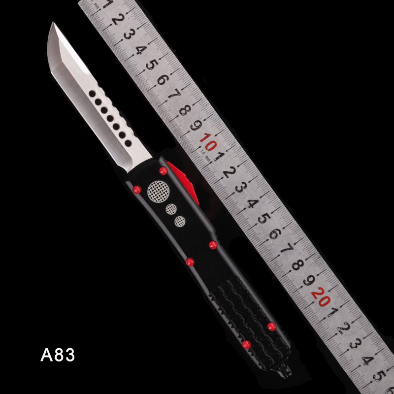 

A8 Aluminum automatic knives micro tech knive utx 85 Auto double action Tactical knife D2 Survival knives edc hunting tool chef tools