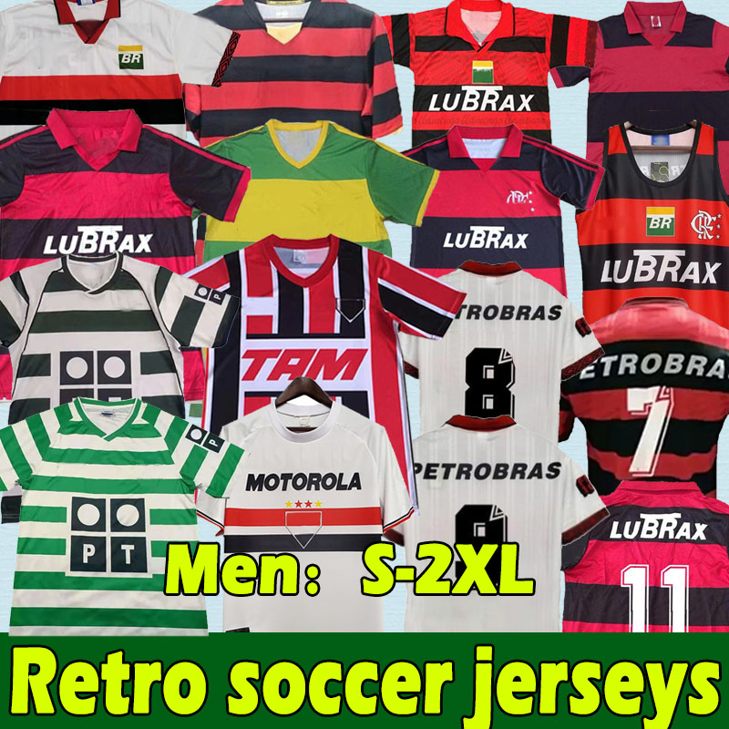 

Flamengo retro soccer jerseys ROMARIO 1978 79 82 88 90 95 96 2009 10 home red black Vintage Classic commemorate Collection Flemish football shirt BEBETO MOREIRA top