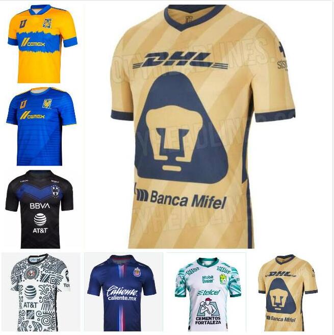 

liga mx 21 22 Club America leon Soccer Jerseys third 2021 2022 mexico Xolos de Tijuana Tigres UNAM Chivas Cruz Azul Léon Football Shirts, Grey