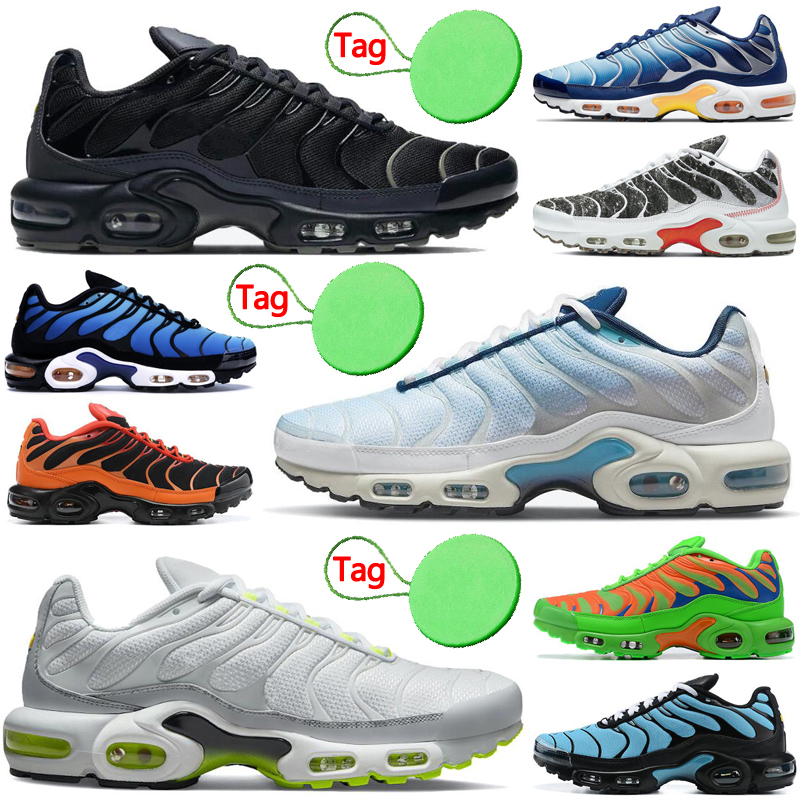 

With Tag tn plus se men running shoes triple white Black Psychic Mean Green Blue Tiffany Grey Lava Crater mens trainers sports sneakers, #24 grey yellow