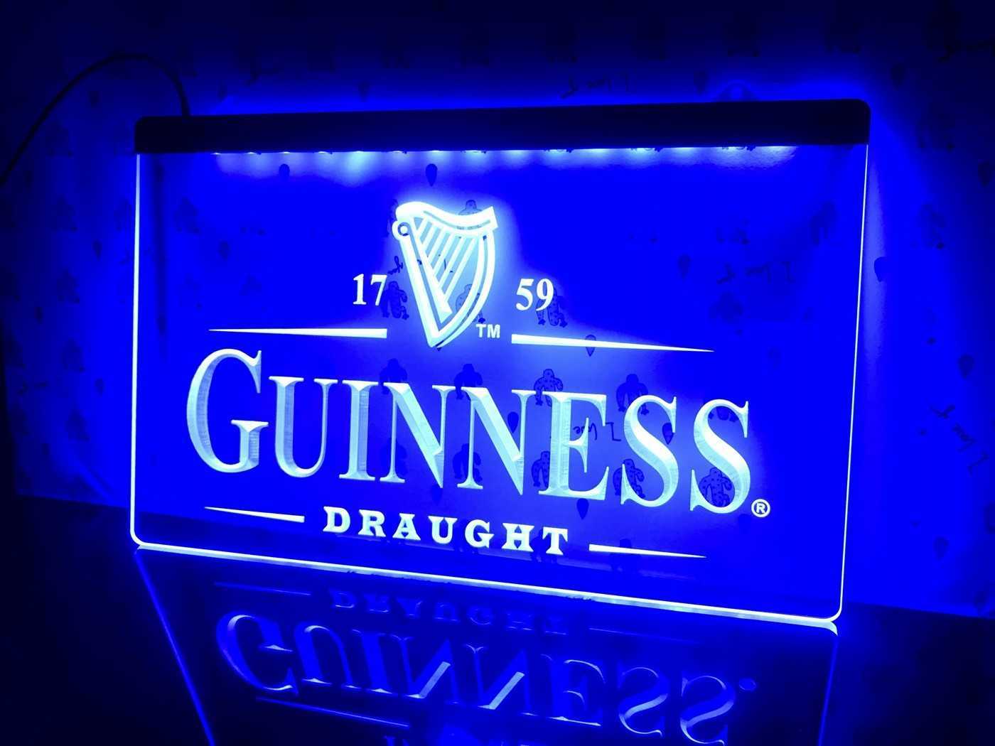

A002 Guinness Vintage s Beer Bar Led Neon Light Sign Q0723