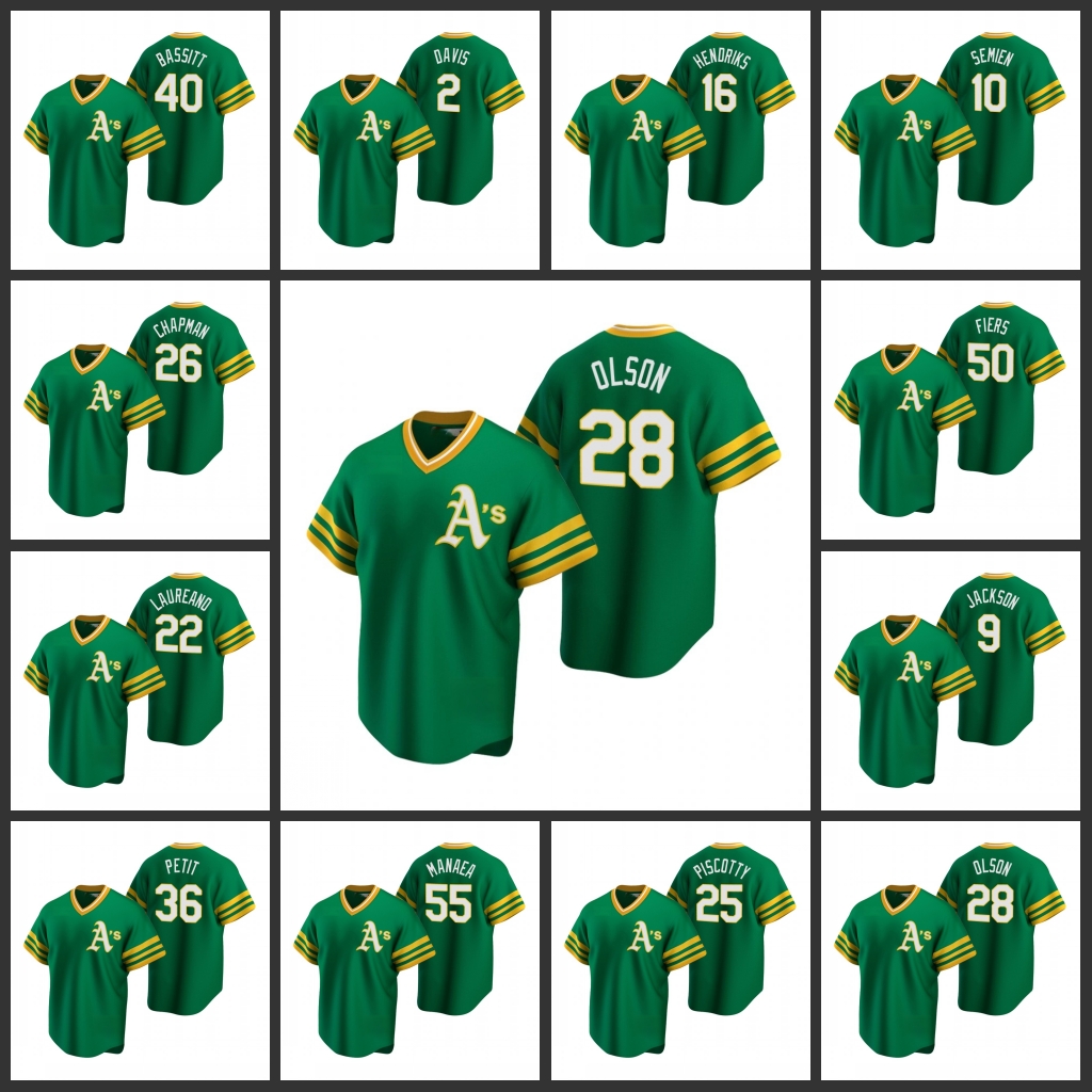 

Oakland Athletics Men Chris Bassitt Marcus Semien Sean Manaea Matt Chapman Cooperstown Collection Road Women Youth Jersey, Black