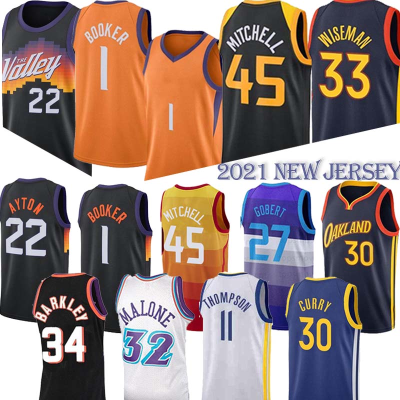 

Devin 1 Booker 33 45 Donovan Wiseman 22 Ayton Basketball Jersey 30 Curry 13 Chris Steve 3 Paul Nash John 32 Karl Stockton Charles Malone Rudy Barkley Gobert 27, Jueshi