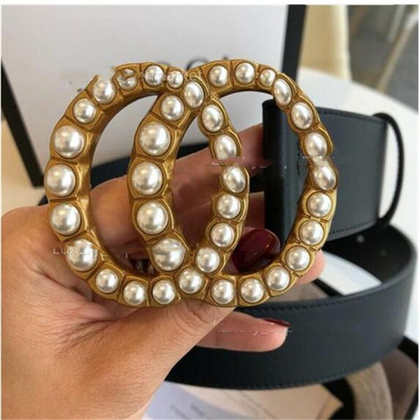 

2021 Fashion belts men belt women belt Big gold buckle genuine leather belt classical belts ceinture 2.0cm,3.4cm,3.8cm width with box, Belt and box