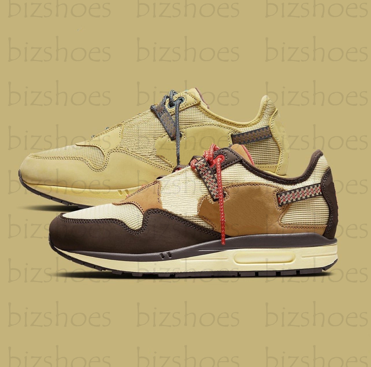 

Cactus Jack Designer Sports Shoes Wheat Lemon Trainers Baroque Brown Vintage Men Women Running Sneakers, 02