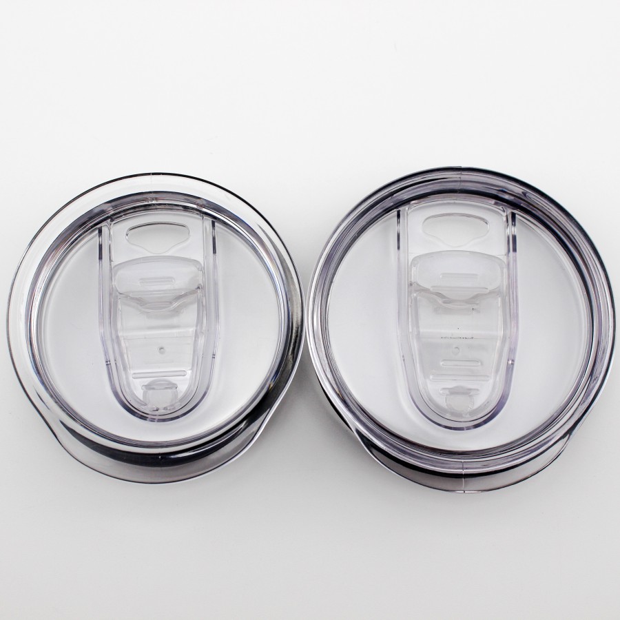 

Transparent Plastic Cups Lids Drinkware Lid Splash Spill Proof 20 30 oz Cars Beer Tumbler Mugs Cover OWB8187