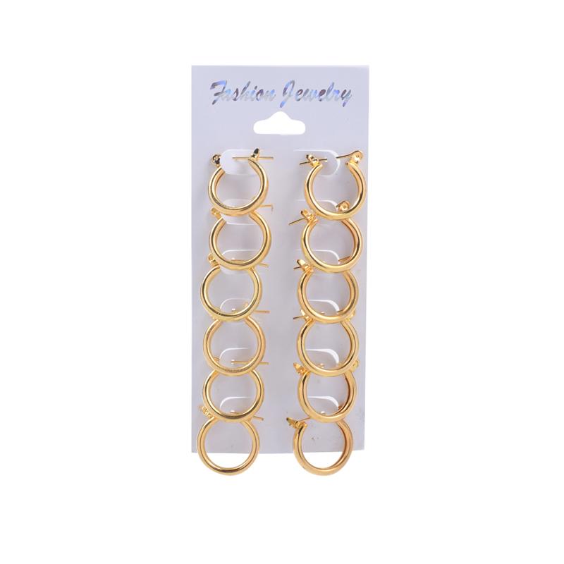 

Hoop & Huggie ZZYOUP Round Earrings For Women Girls 2021 Fashion Party Birthday Wedding Jewelry Gold Color Female Earring