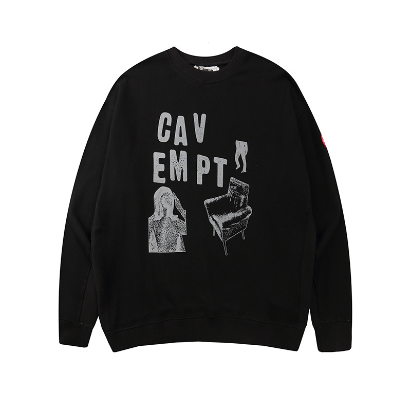 

2021 New C. e Sweater Japanese Retro Wash Process Casual Long-sleeved Lovers Trend Cav Empt Hoodie 0iq7, Black2