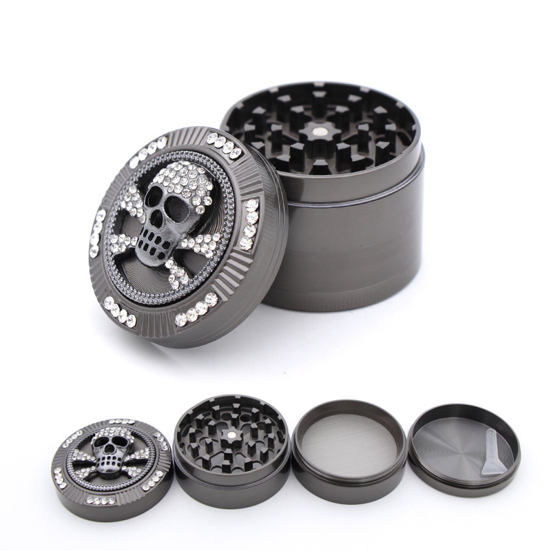 

Animail style Other smoking accessories three color grinder herb grinder mental pipe