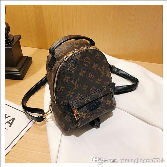 

LV LOUIS VITTON Women Shoulders Small Backpack Mini Mobile Phone Simple Ladies Travel Bag Student School Backpacks