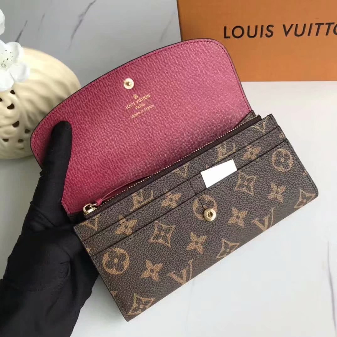 

Luxury Designer Purses Woman Wallets Zipper Bag Female Wallet Purse Fashion Card Holder Pocket Long Women Tote Bags With Box DustBagsND5T, Red;black