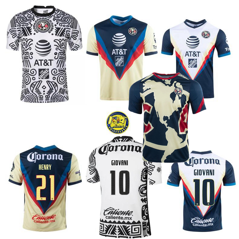 

Liga MX Club America 2020 2021 2022 Club Soccer Jerseys R.MARTÍNEZ GIOVANI home away 3rd 20 21 football men and women kids shirt, Women away