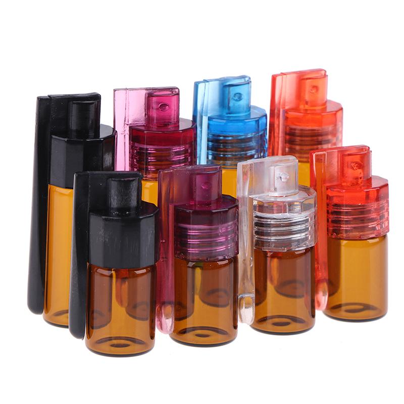 

1PCS 36mm / 51mm Glass Snuff Pipe Snuff Bottle Botella Rocket Portable Bottle Color Random