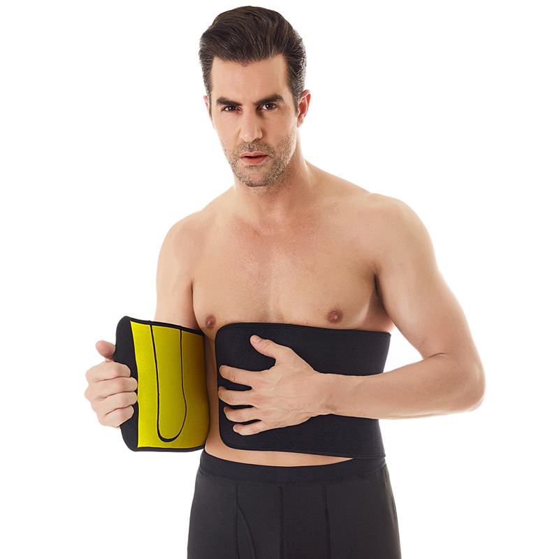Unisex Neoprene Sweat Waist Belts Slimming Belt Fitness Workout Sauna Bands For Gym Sports Yoga Body Shapers With Phone Pocket-image-744303333