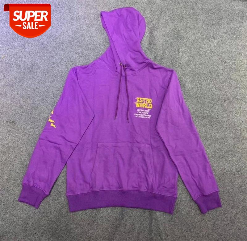 

Travis Scott LA exclusive Astroworld Hoodie Women Men high Quality Mens Pullover #kd8r, Black
