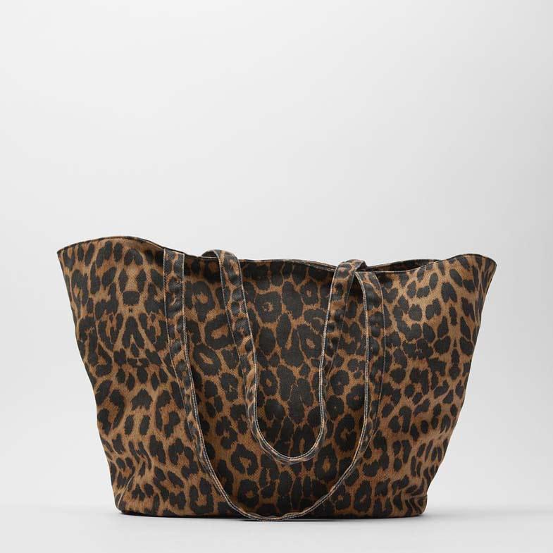 

Leather women bag fashion Luxury Leopard print cowhide bag woomen handbags tote, 02
