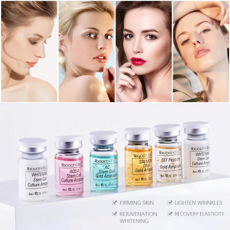 

12pcs/box 8ml BB Cream Glow Starter Kit Meso Microneedling Makeup Foundation Skin Rejuvenation Brightening Serum Derma Pen