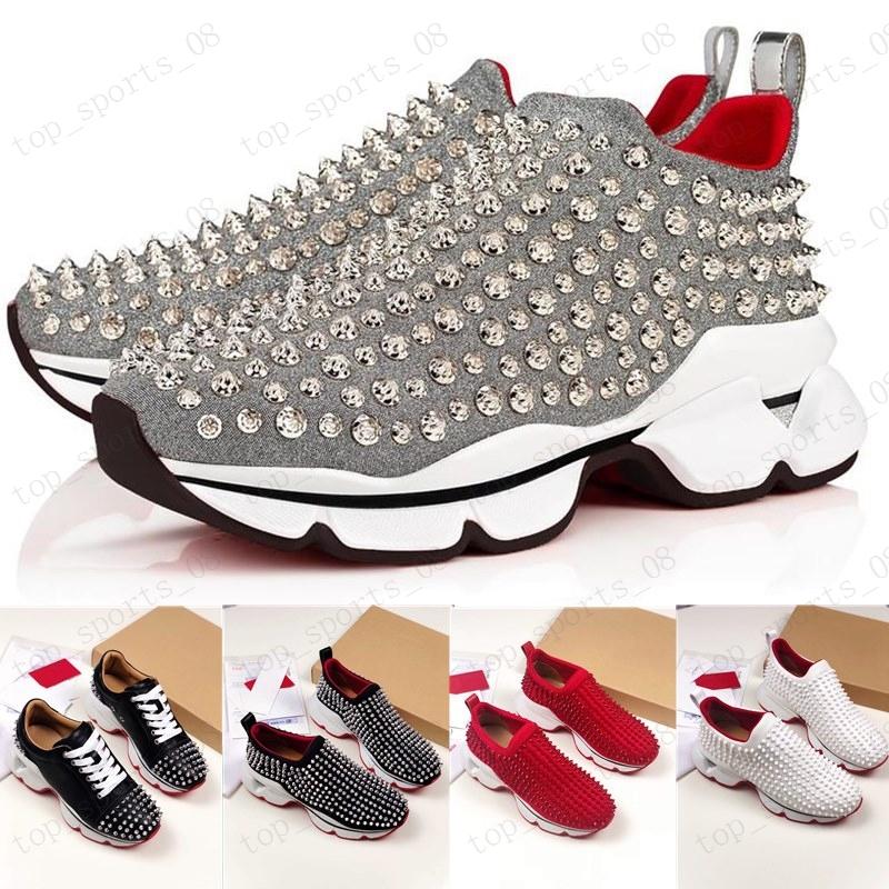 

Best Fashion Red Bottom Men Women Casual Shoes Spikes Rivets Rhinestone Dress Party Walking Shoe MEj LOUBOUTIN\u52aa CHRISTIAN\u52aa T-shirt, #15