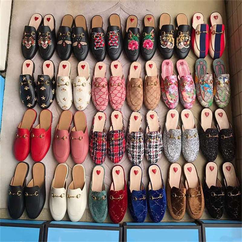 

Women Flip Flops slippers women genuine leather Flat Mules shoes Metal Casual Shoes Loafers Fashion Outdoor Slippers lesliecheung, Black