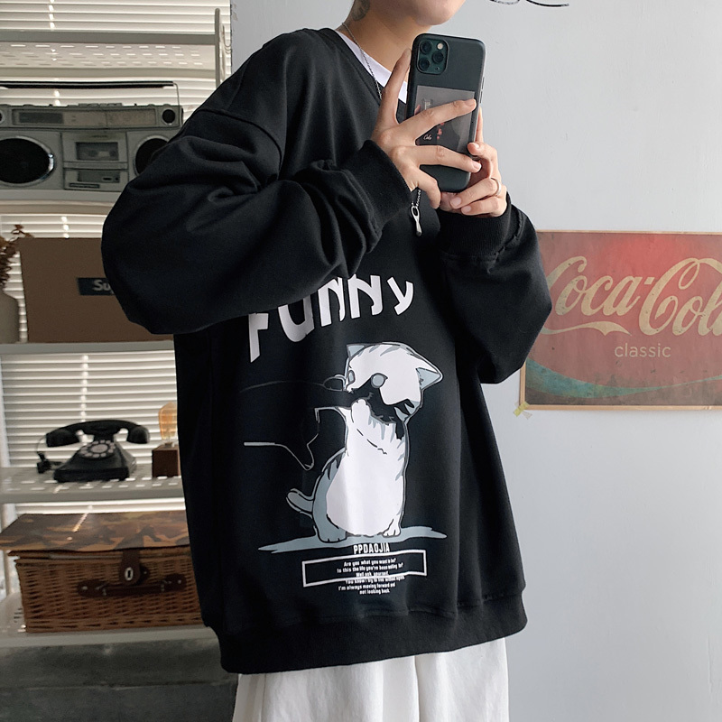 

New Autumn Spring 2021 Hoodies Sweatshirt Men's Black Hip Hop Punk Streetwear Casual Fashion Clothes Plus Oversize 5xl 6860, W5002 b