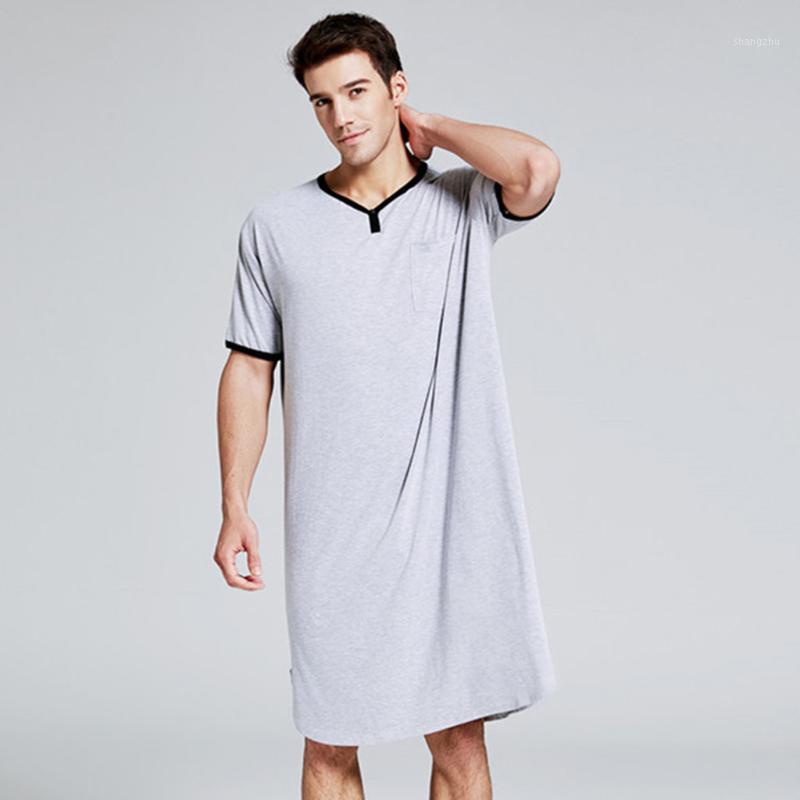 

Men's T-Shirts Casual Fashion Solid Color O-Neck Short Sleeve Lengthened Comfortable T-shirt Top Blouse Summer T Shirts For Men 2021, Blue