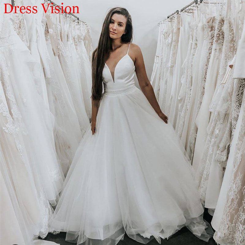 

2021 Simple Wedding Spaghetti Straps Vestido Novia Marie Robe De Soiree Bride to Be Cyqq, Same as image