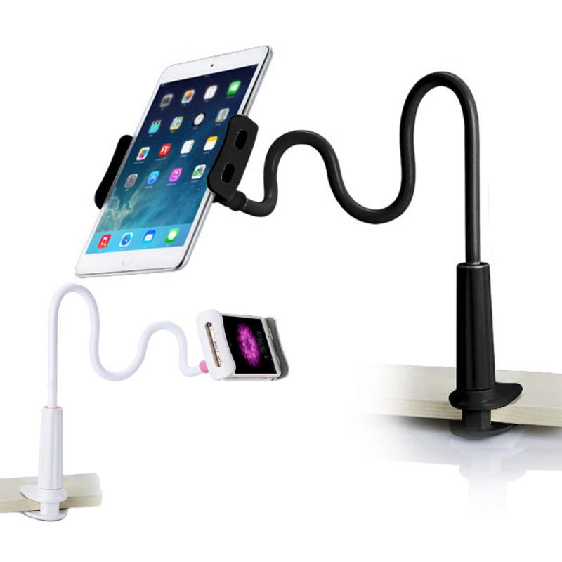 

Cell Phone Mounts & Holders White Black Holder Adjustable Flexible Long Arm Mobile Lazy Live Smart Desk Stand Tablet Bracket