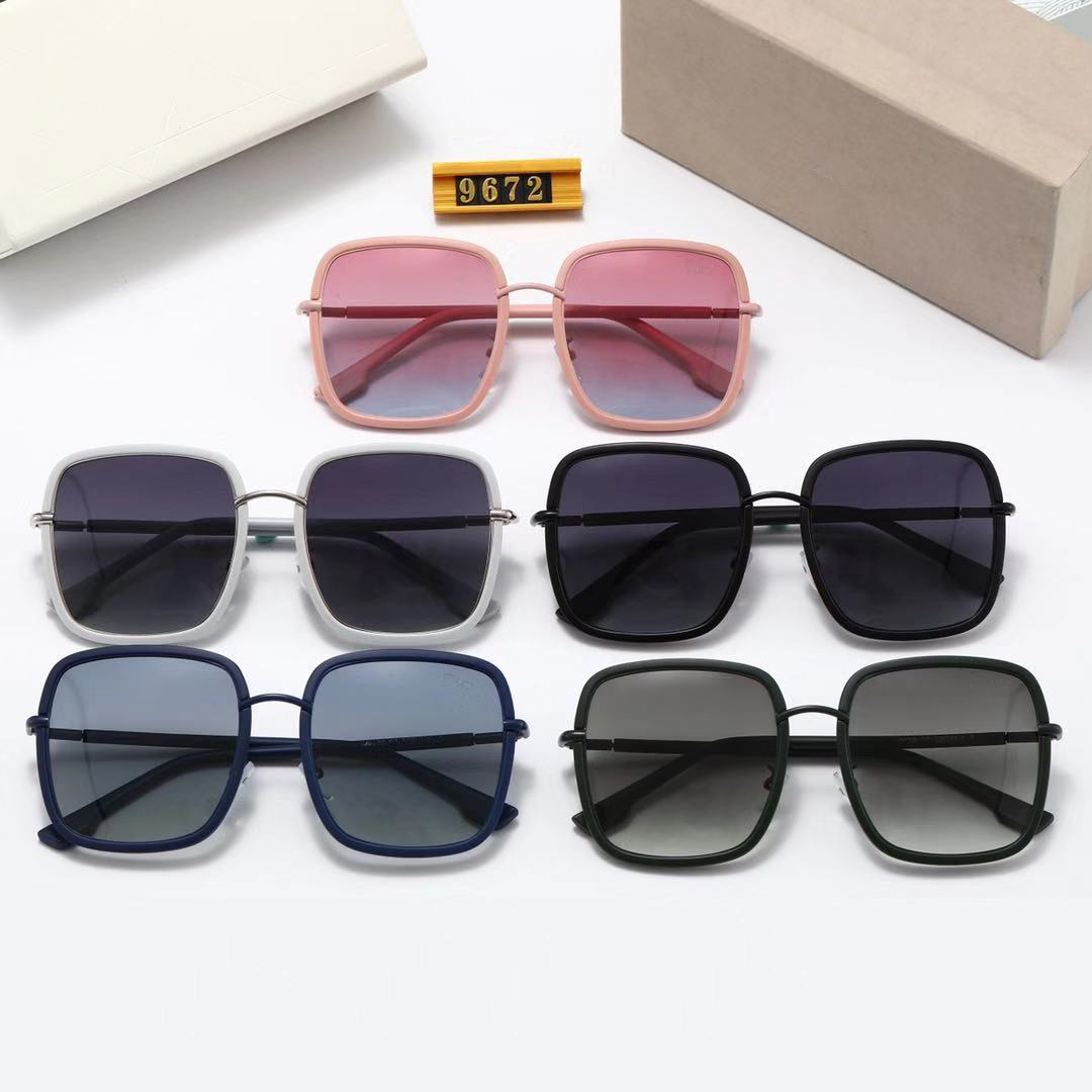 

2021 sunglasses fashion sunglassesss eye protection style UV400 5 colors optional high quality with box