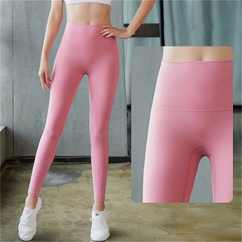 

Seamless Breathable Quick Dry Black Leggings Women High Elasticity Gym Workout Waist Push-Up Fitness 210604, Light grey