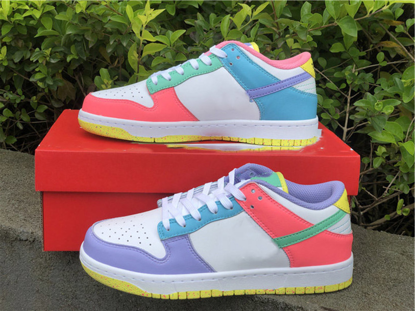 

Highest Quality Low Easter Shoes White Green Glow-Sunset Pulse Women Sneakers, #1