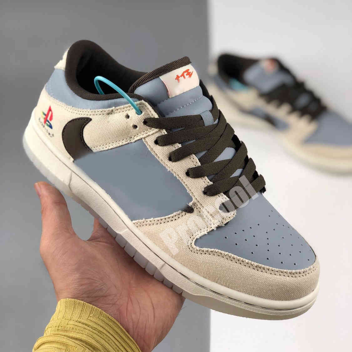 

PlayStation Sb Dunks Shoes With Logo Travis Scotts 1S High Designer Sail Dark Mocha University Zapatos Sports Sneakers, #2